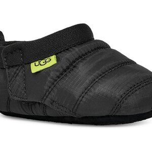 UGG Booties Tasman Slipper Baby Shoes Black Infant Size 0/1 0-6 Mo.